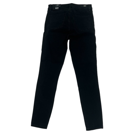 NWT Kut From The Kloth Black High Rise Connie Fab Ab Ankle Skinny Jeans Size 2 - Picture 3 of 6